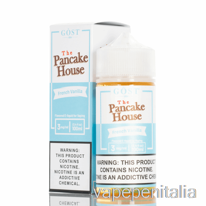 Vape Box Mod Vaniglia Francese - The Pancake House - Gost Vapor - 100ml 3mg